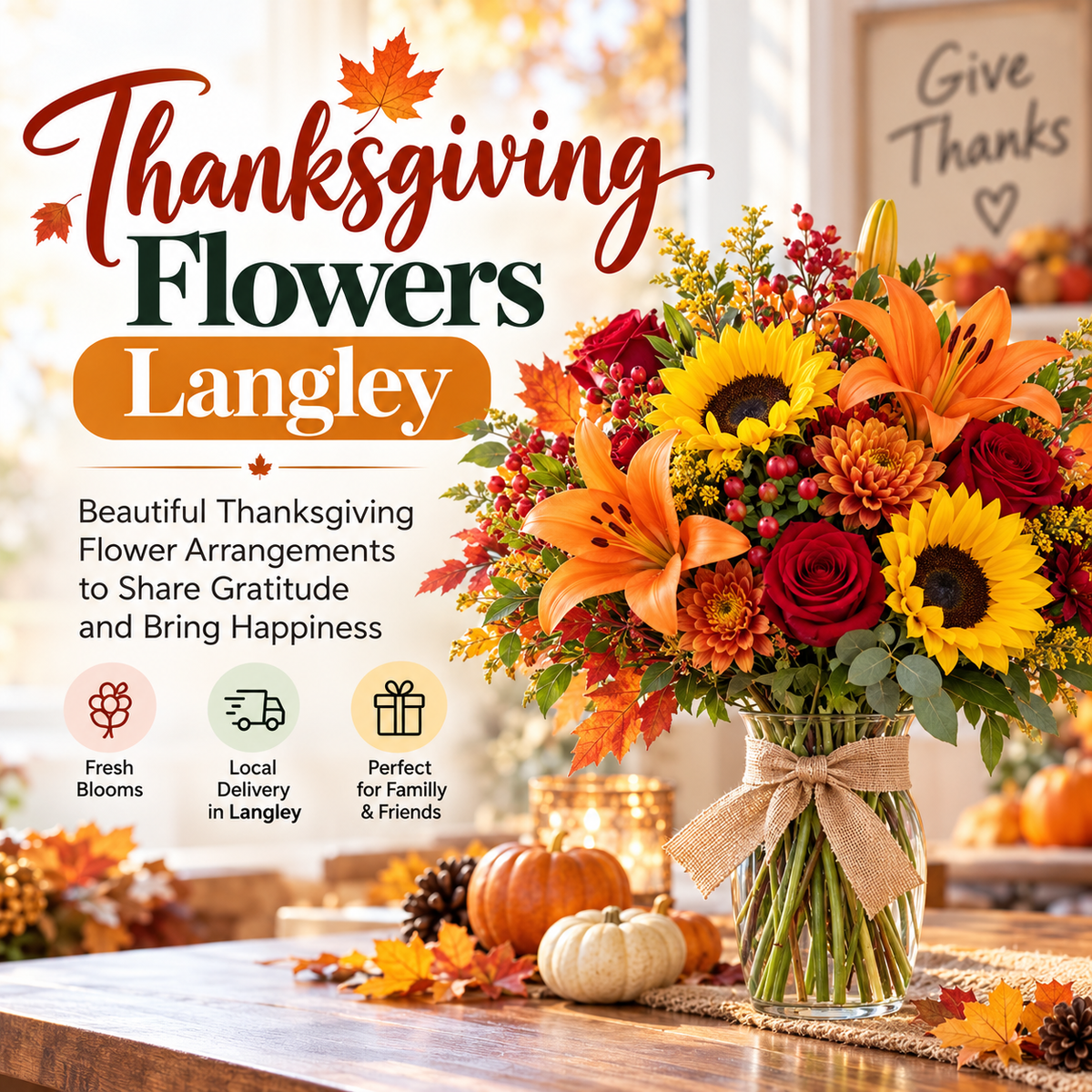 Thanksgiving Flowers Langley