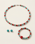 Poppy Field Jewelry Set