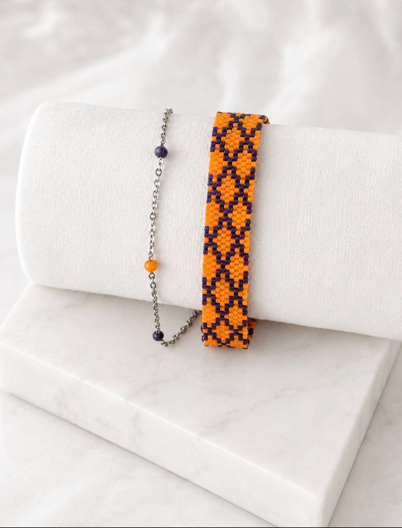 Amber Mosaic Bracelet