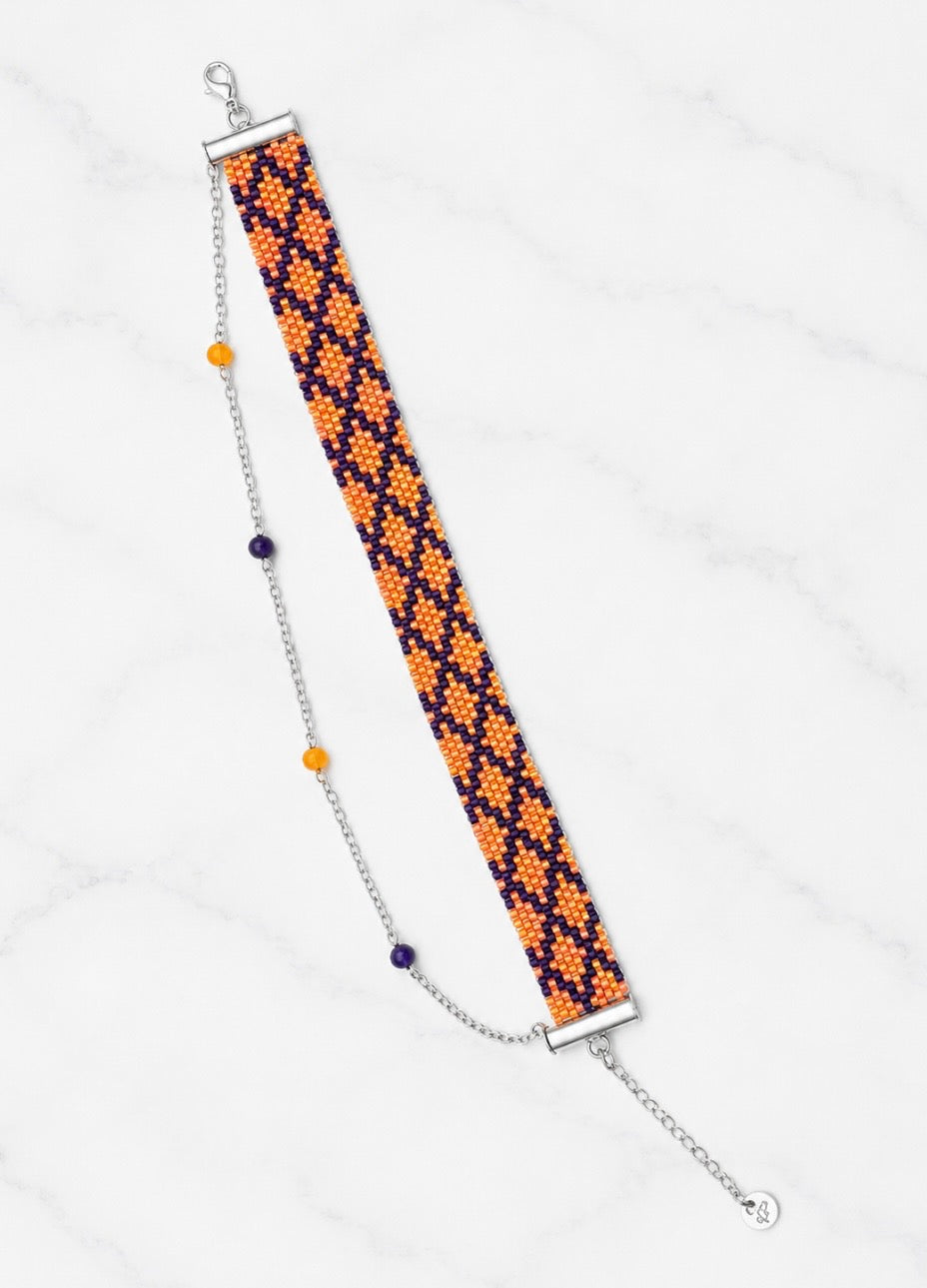 Amber Mosaic Bracelet
