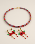 Lavender Poppy Jewelry Set