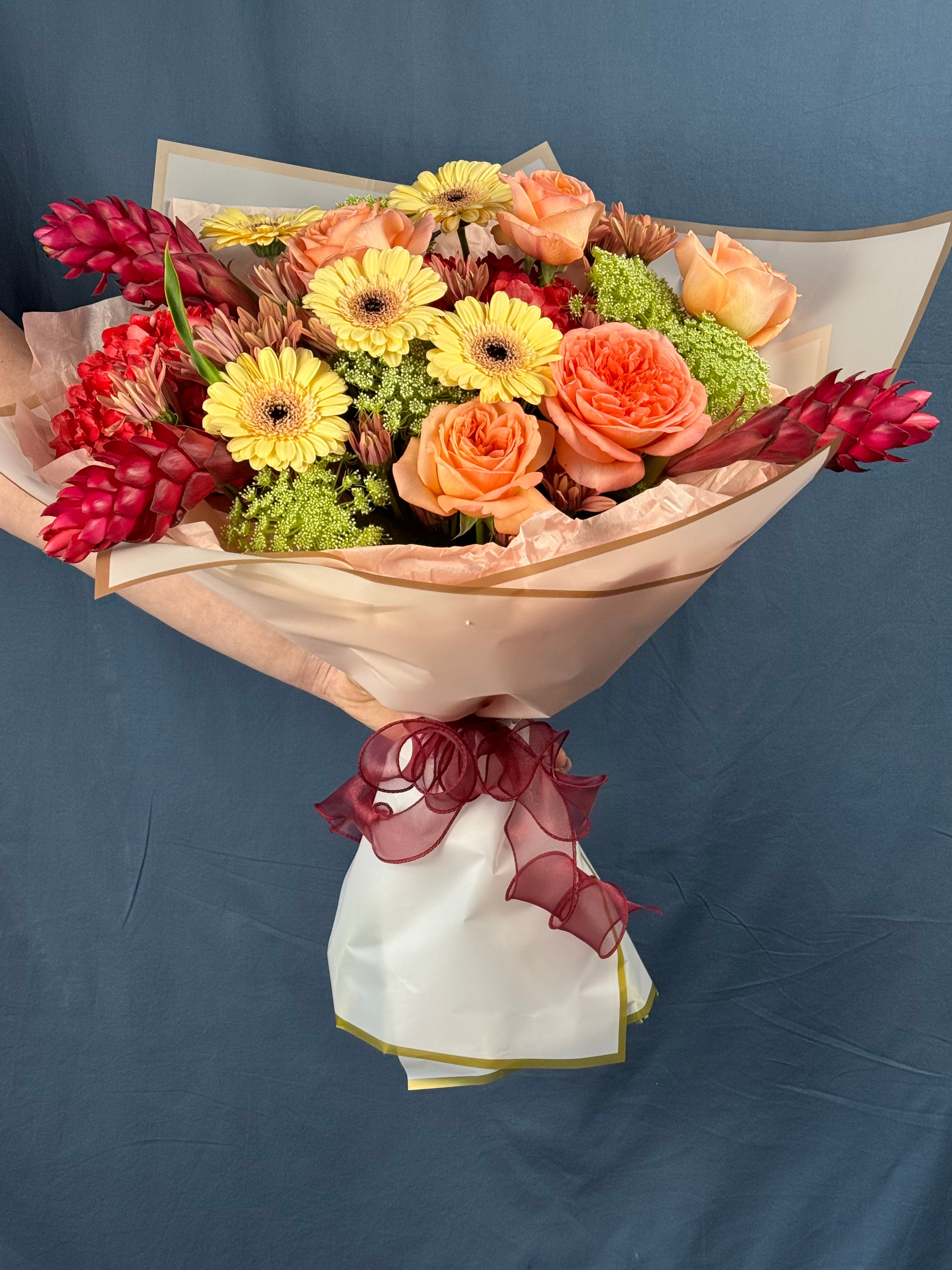 Coral Sunset Bouquet