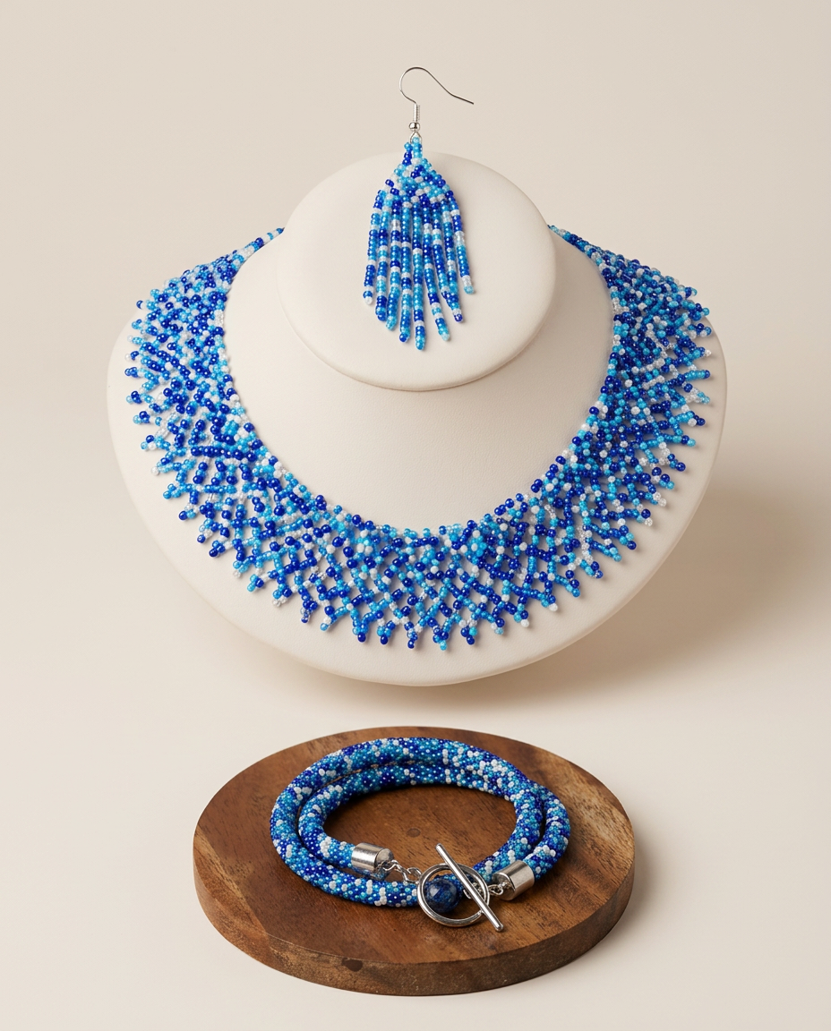 Crystal Ocean Jewelry Set