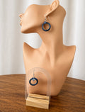 Moon Circle Earrings