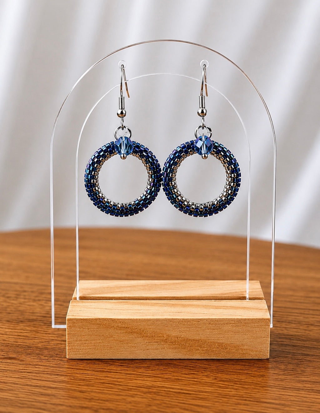 Moon Circle Earrings