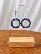 Moon Circle Earrings