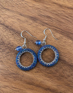 Moon Circle Earrings