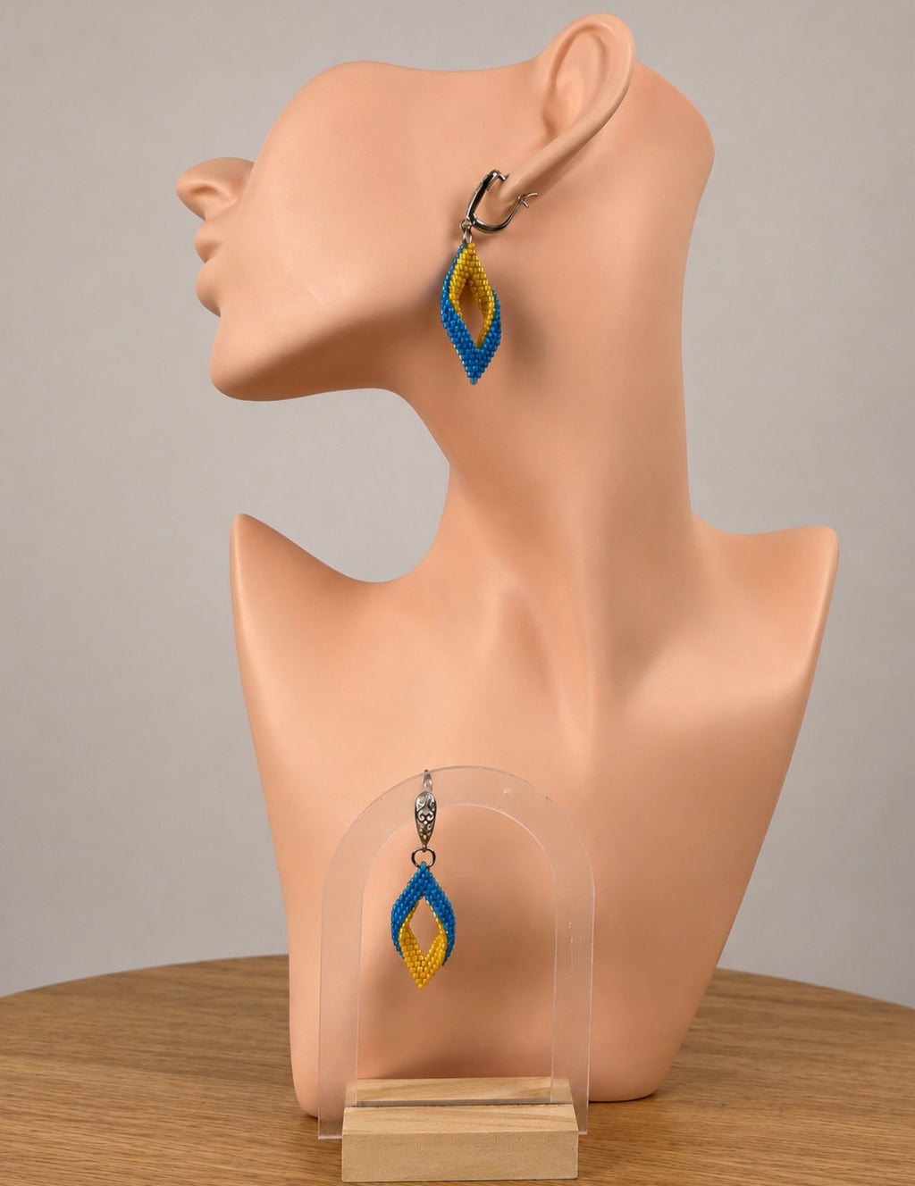 Blue & Yellow Earrings