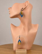 Blue & Yellow Earrings