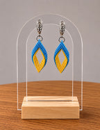 Blue & Yellow Earrings