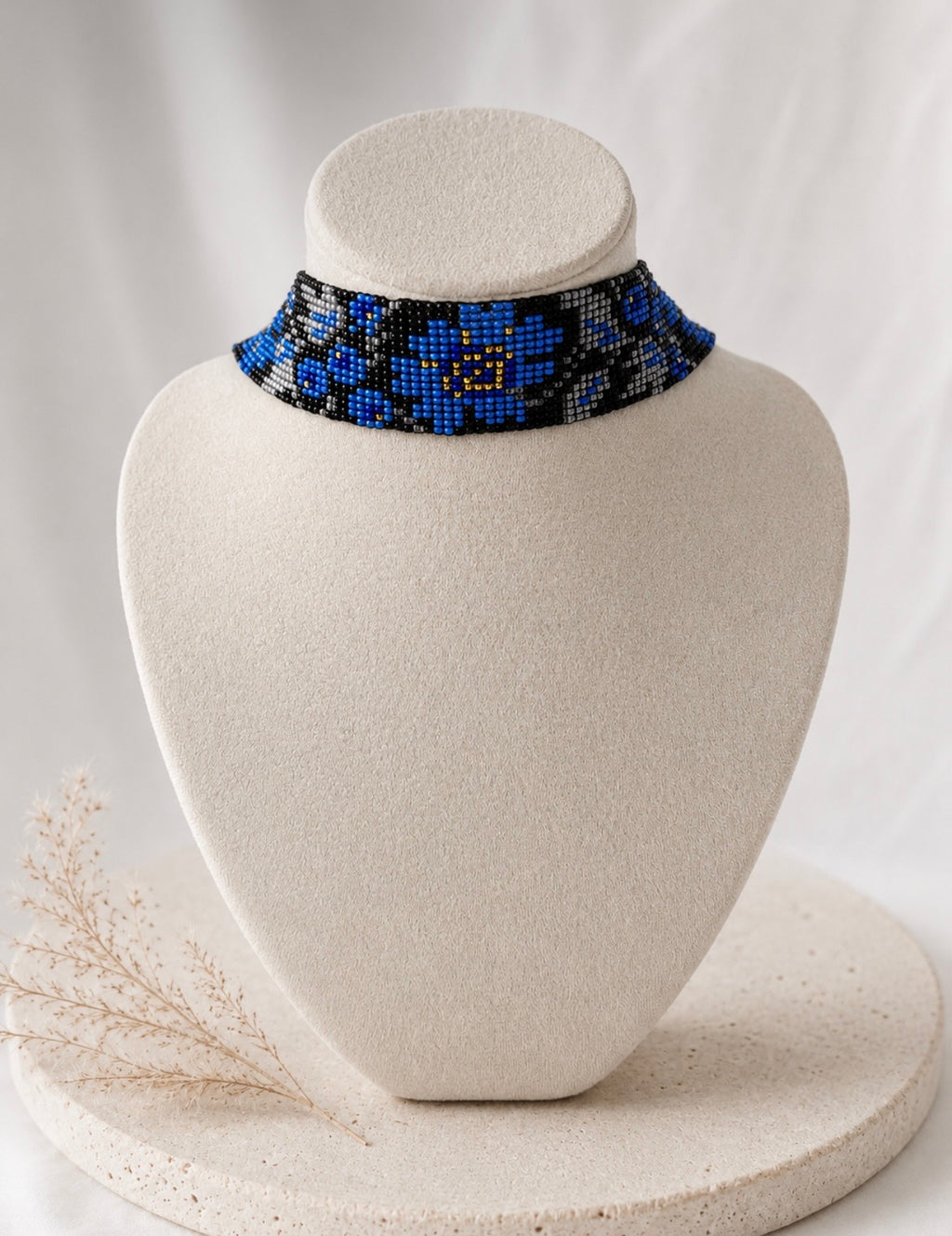 Midnight Bloom Choker Necklace