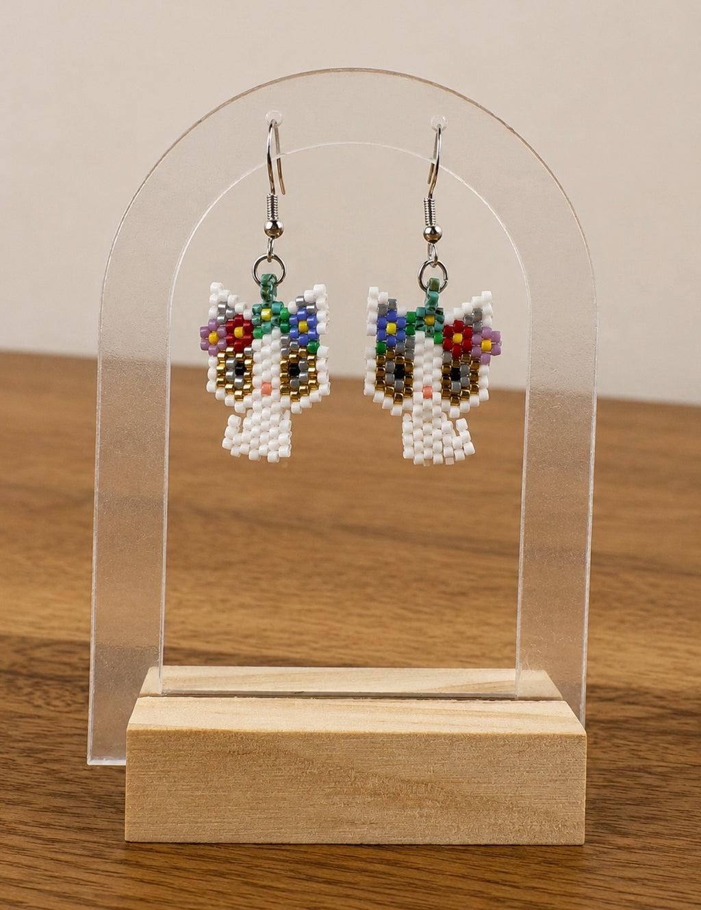 Rainbow Cat Earrings