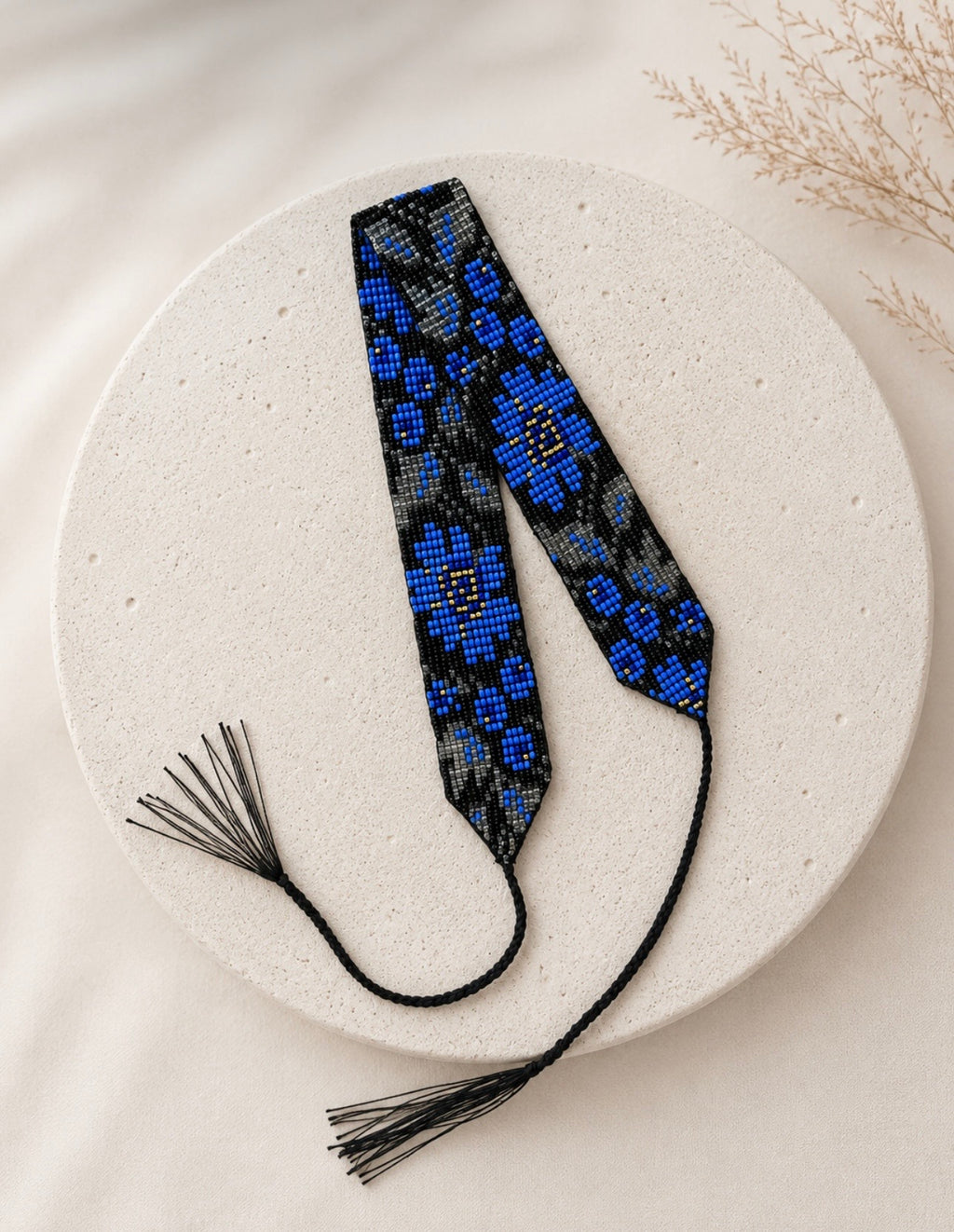 Midnight Bloom Choker Necklace