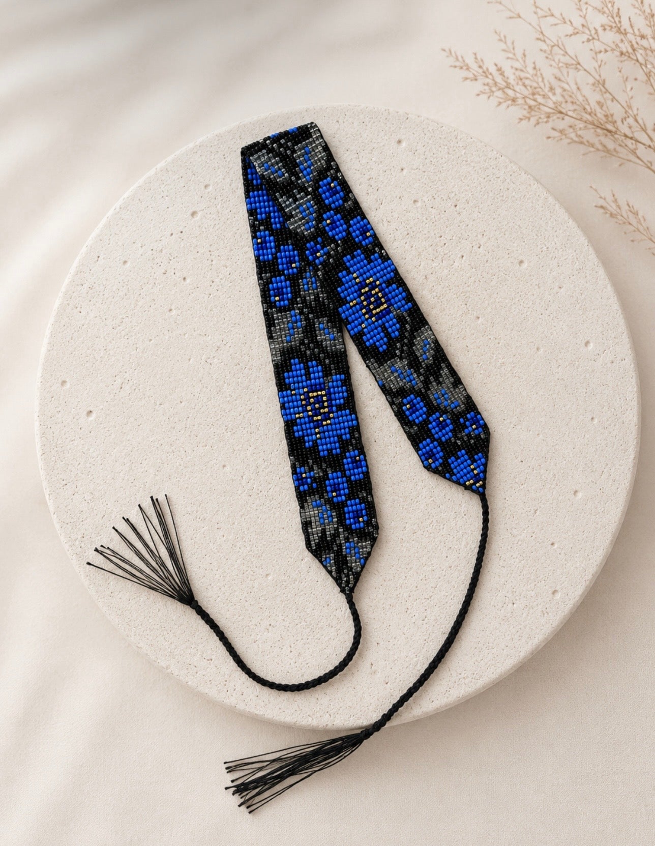 Midnight Bloom Choker Necklace