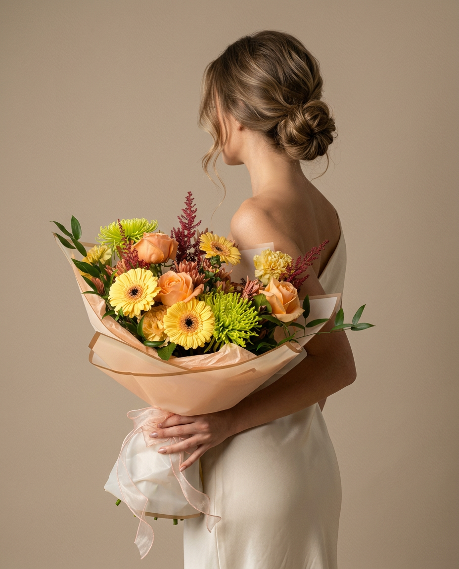 Amber Bloom Bouquet