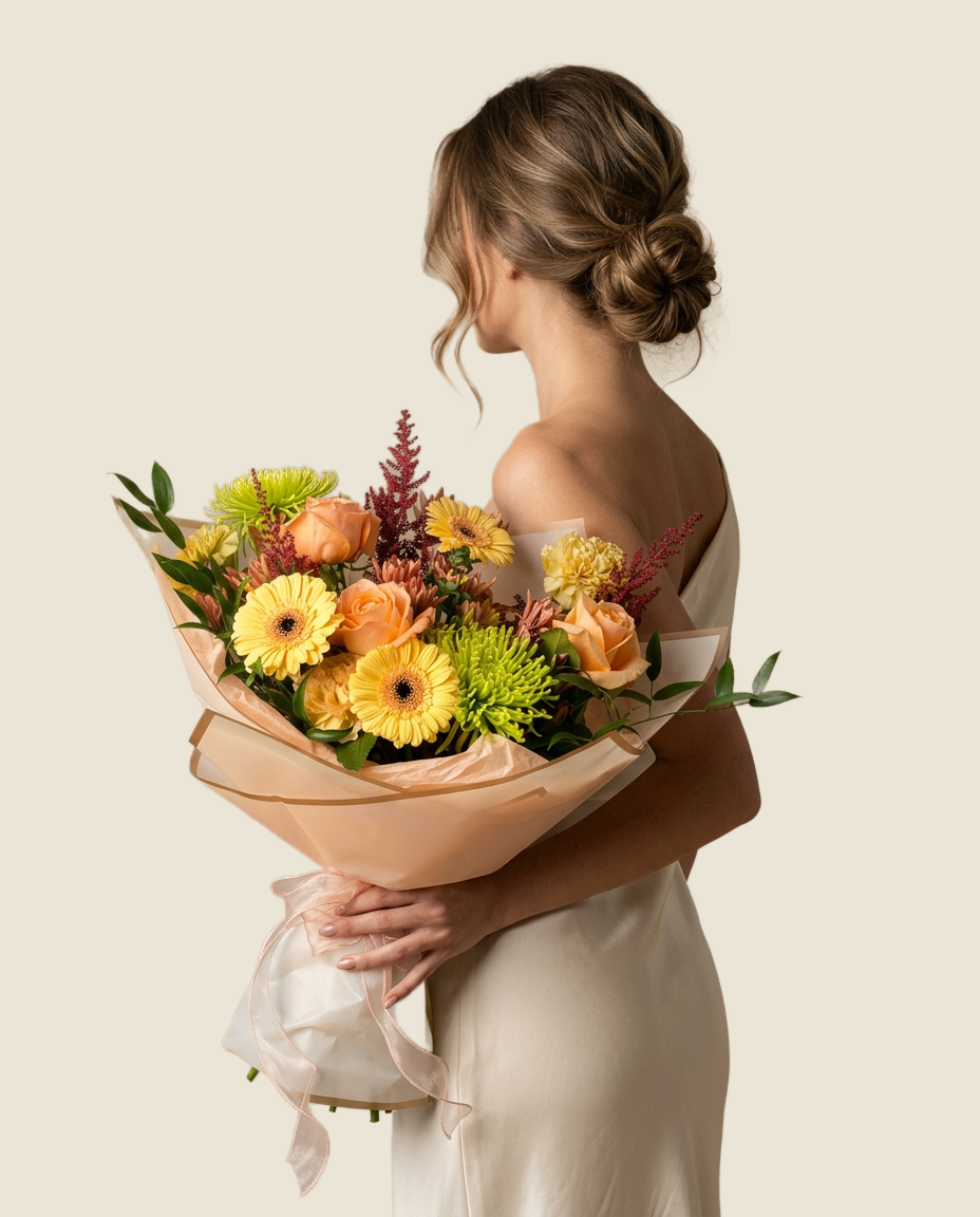 Amber Bloom Bouquet