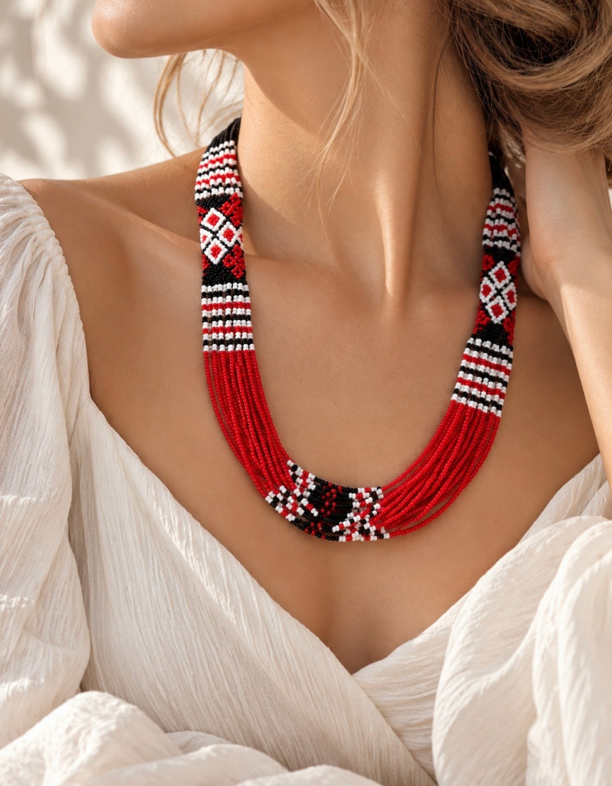 Scarlet Elegance Necklace