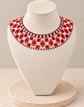 Crimson Mosaic Necklace