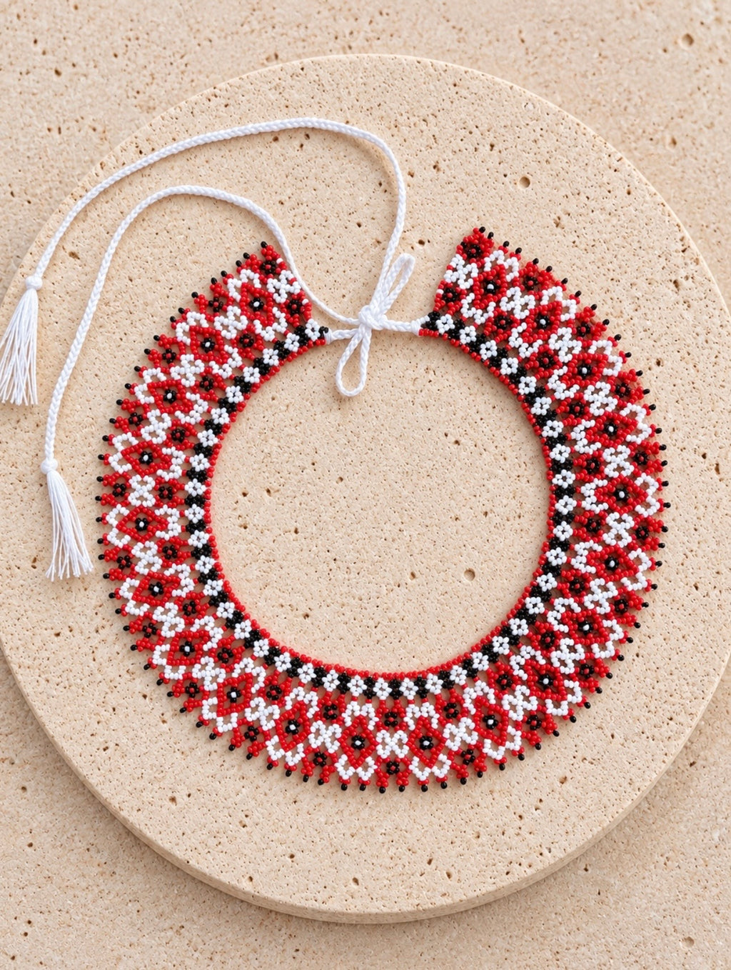Crimson Mosaic Necklace