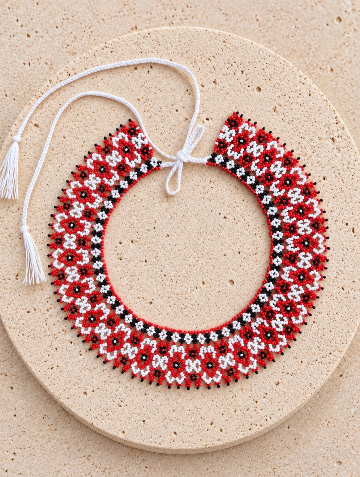 Crimson Mosaic Necklace