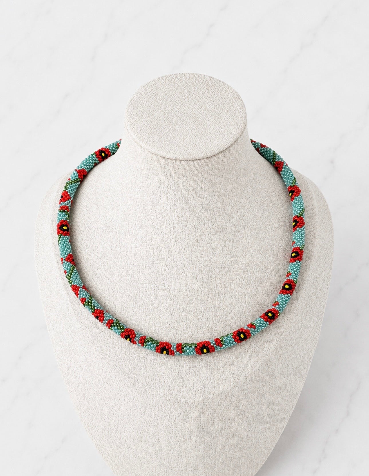 Poppy Field Jewelry Set