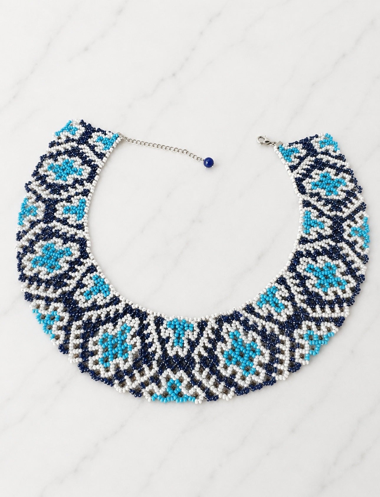 Blue Ornament Jewellery Set