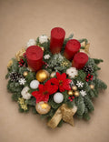 Classic Christmas Charm Wreath