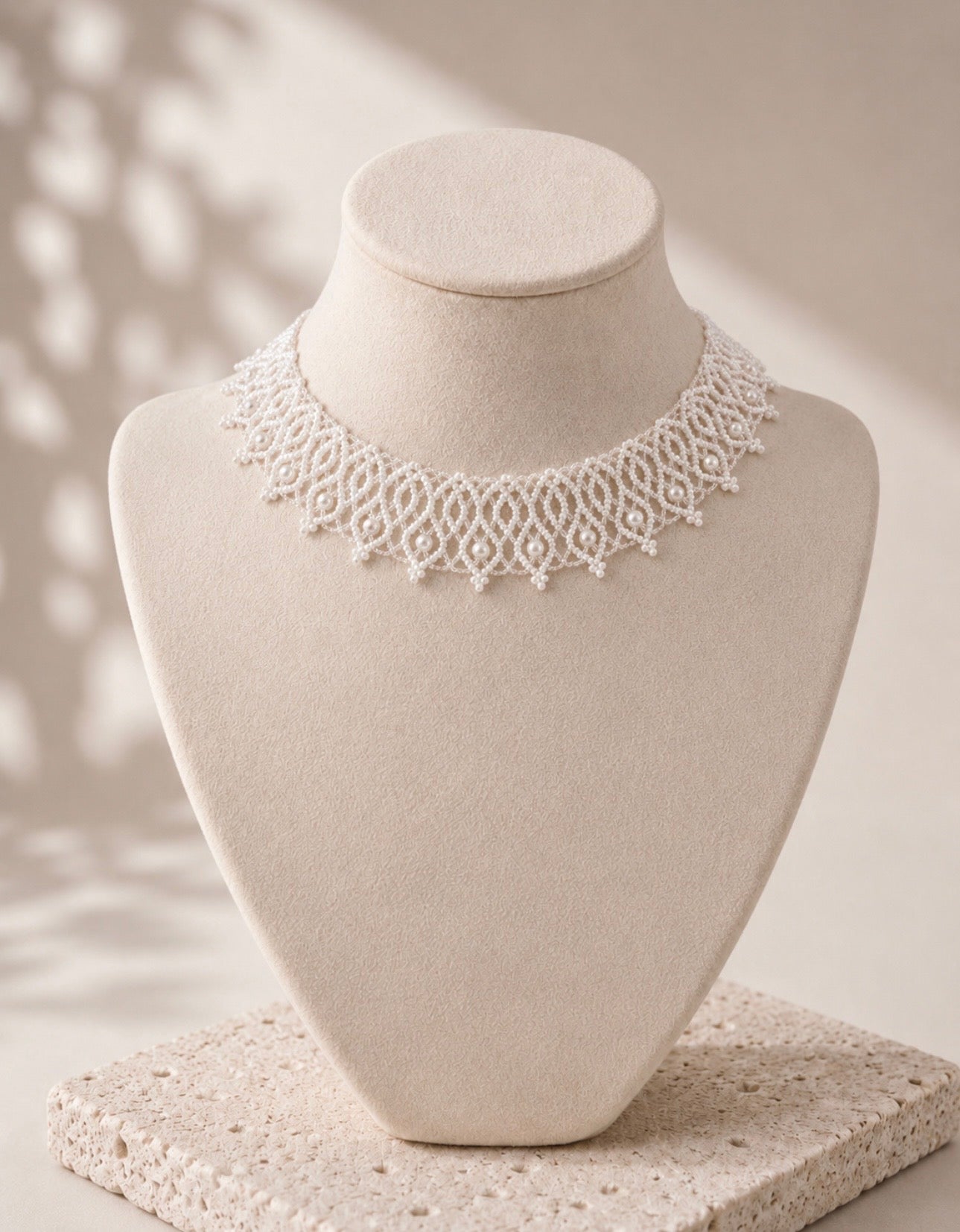Ivory Lace Sylianka Necklace