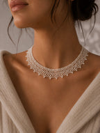 Ivory Lace Sylianka Necklace