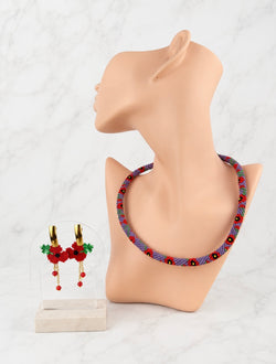 Lavender Poppy Jewellery Set