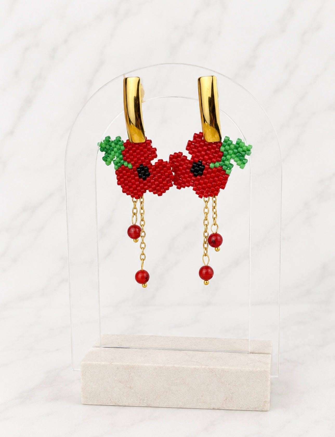 Lavender Poppy Jewellery Set