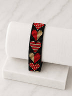 Midnight Hearts  Bracelet