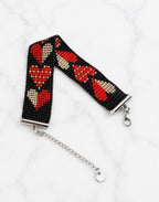 Midnight Hearts  Bracelet