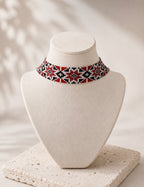 Red Ember Choker Necklace