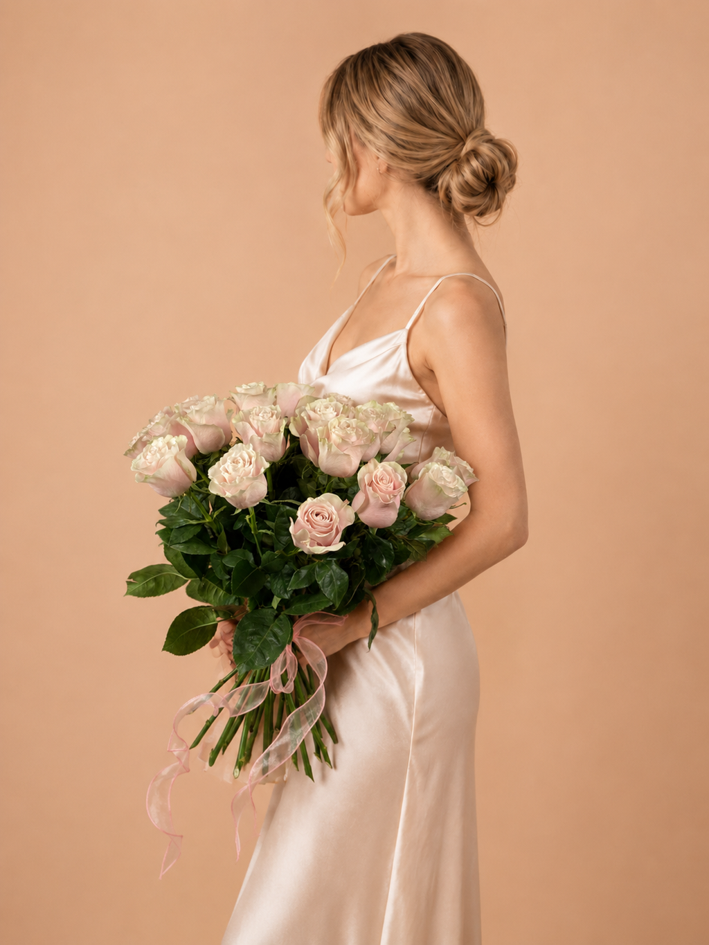 Blush Silk Roses