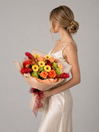 Coral Sunset Bouquet