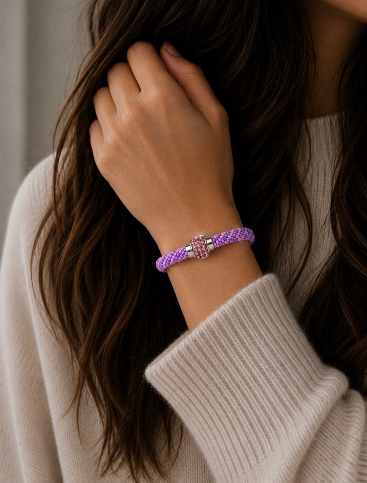 Lavender Glow  Bracelet