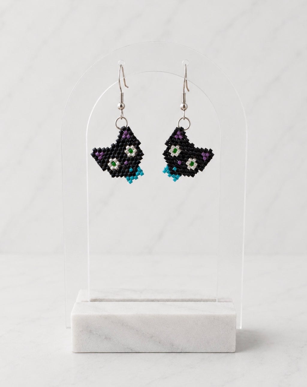 Midnight Cat Earrings