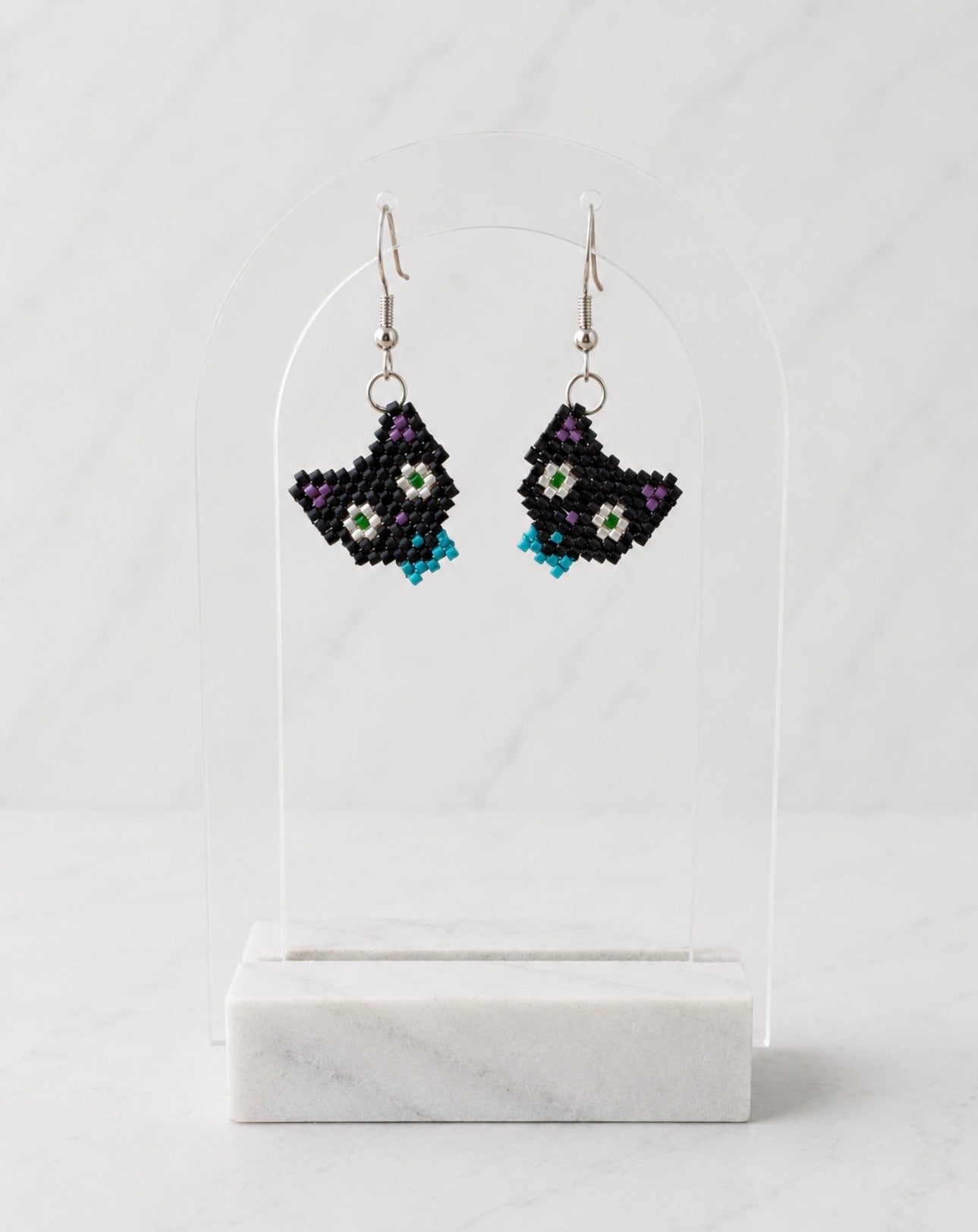 Midnight Cat Earrings