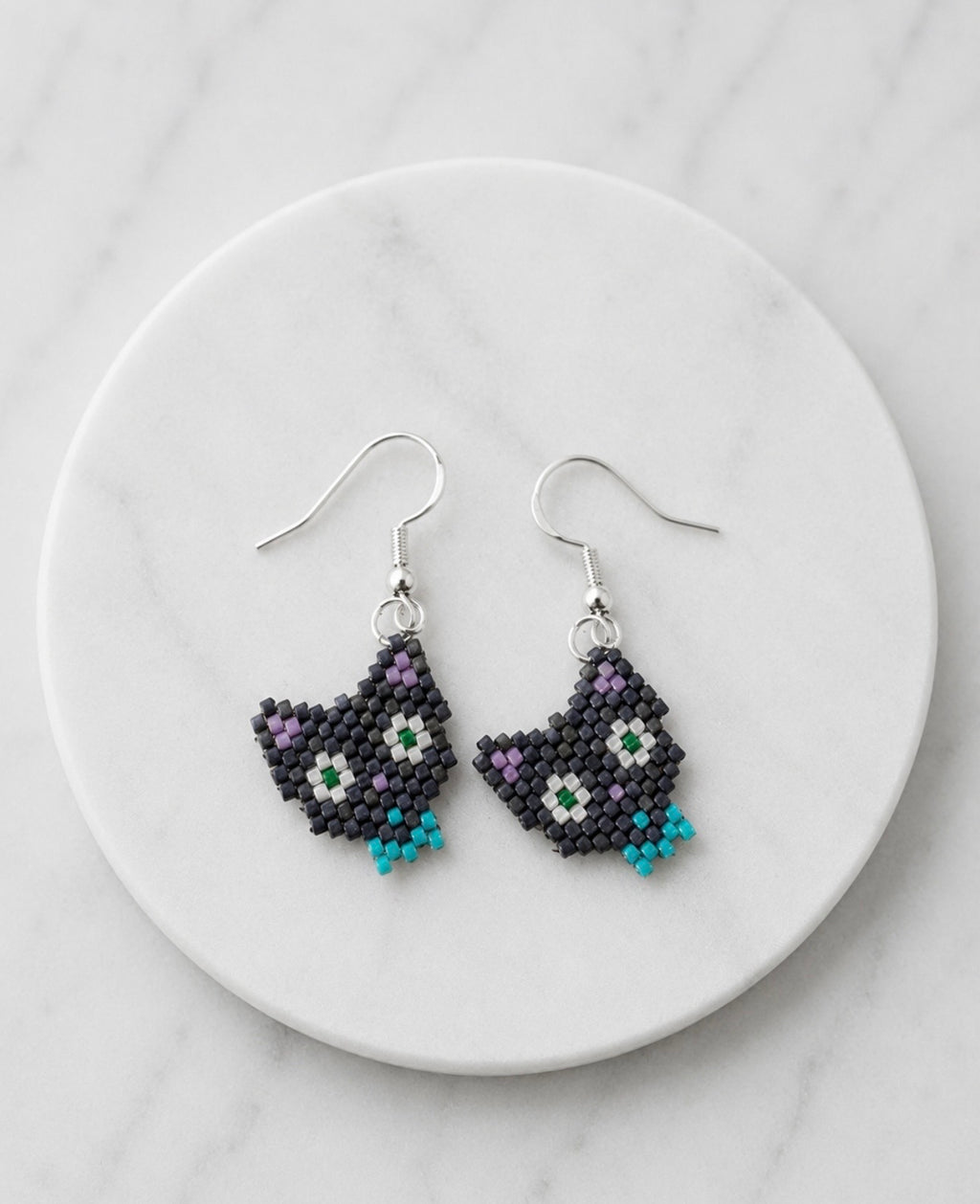 Midnight Cat Earrings
