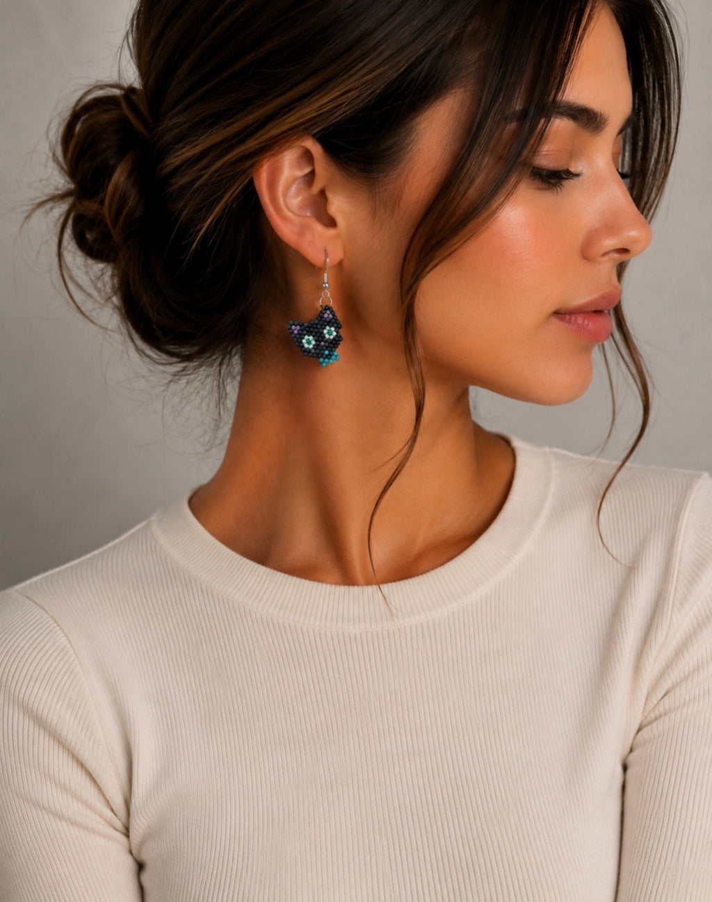 Midnight Cat Earrings