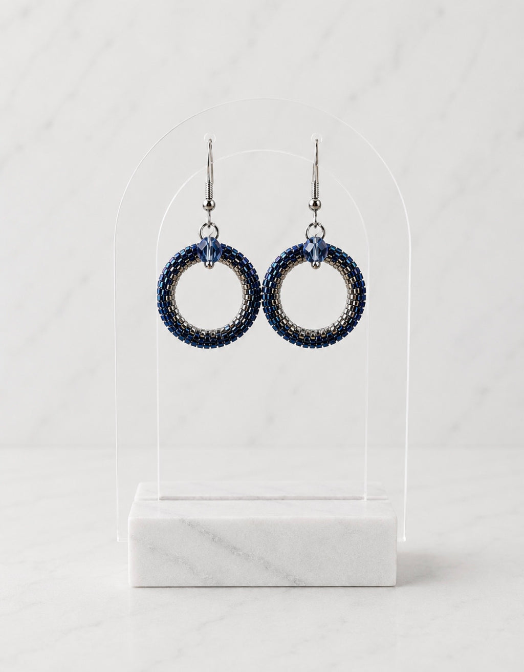 Moon Circle Earrings