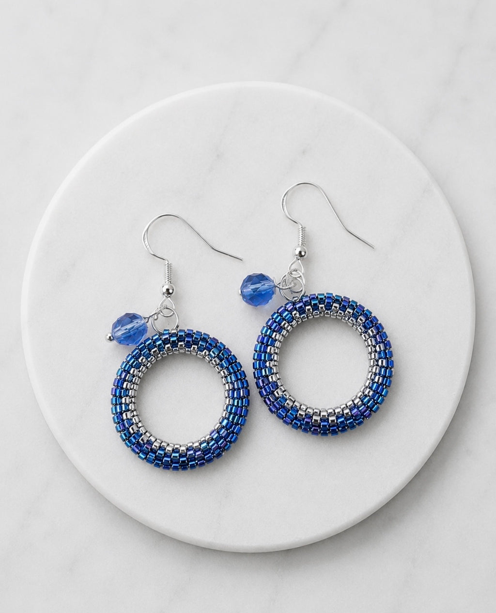 Moon Circle Earrings
