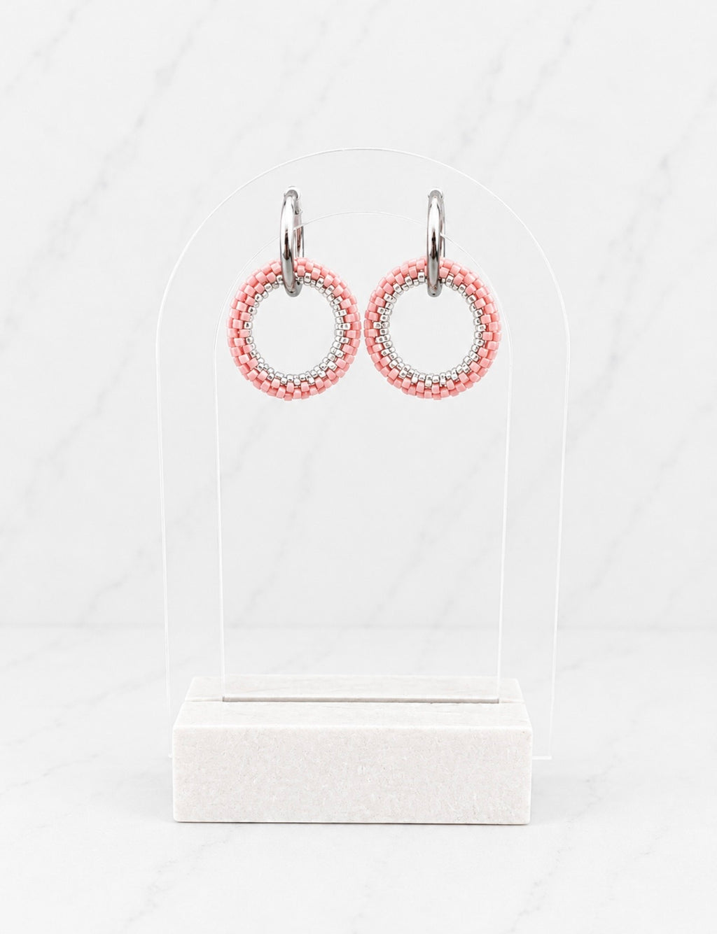 Peach Halo Jewellery Set