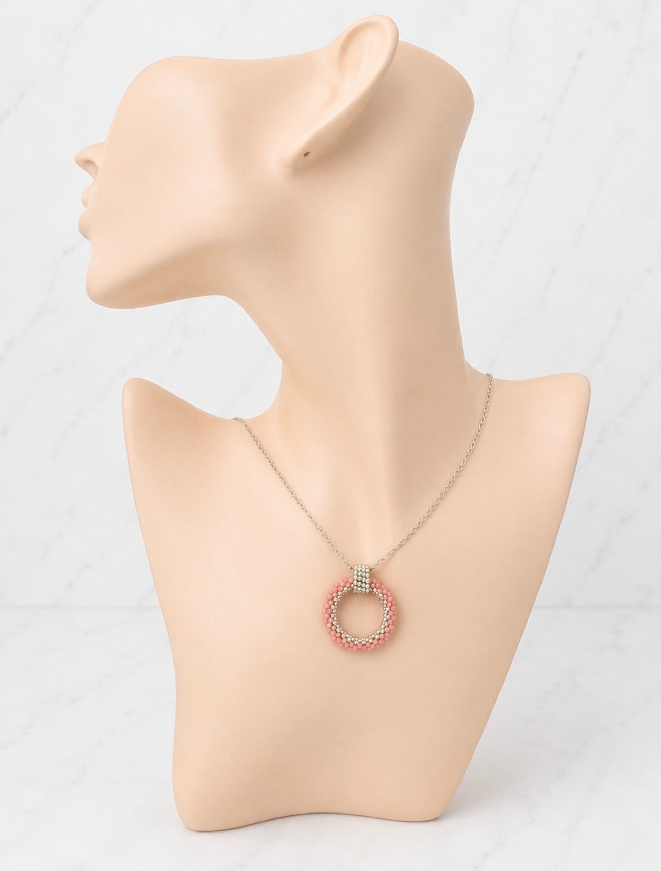 Peach Halo Jewellery Set