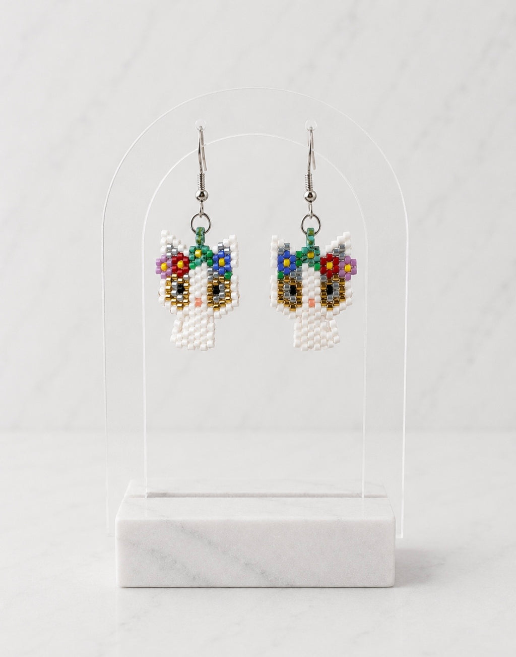 Rainbow Cat Earrings